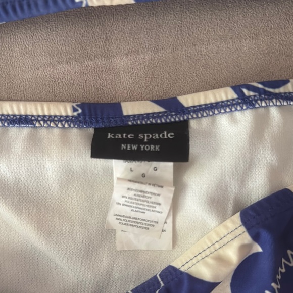 Kate Spade Blue and White Floral Bikini Set - Picture 2 of 4